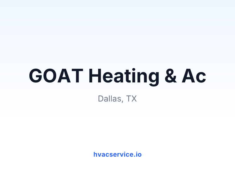 GOAT Heating & Ac