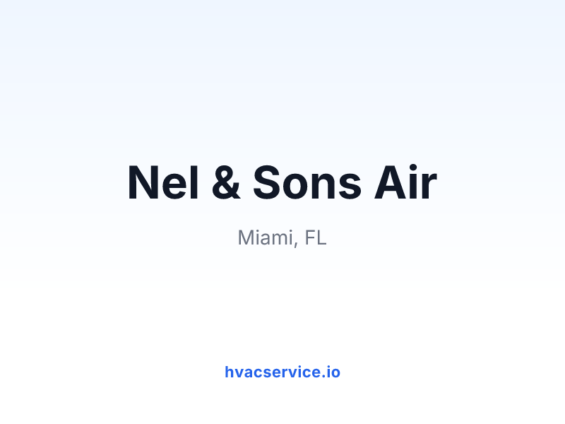 Nel & Sons Air