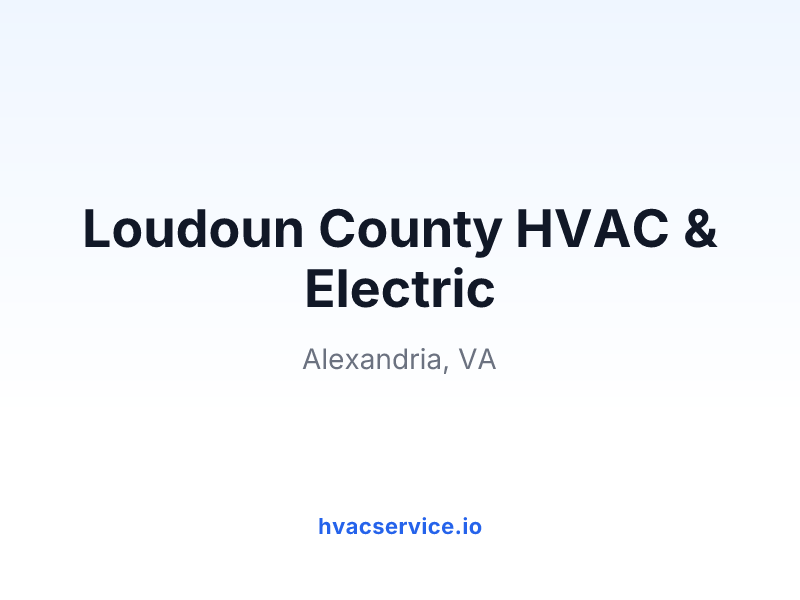 Loudoun County HVAC & Electric
