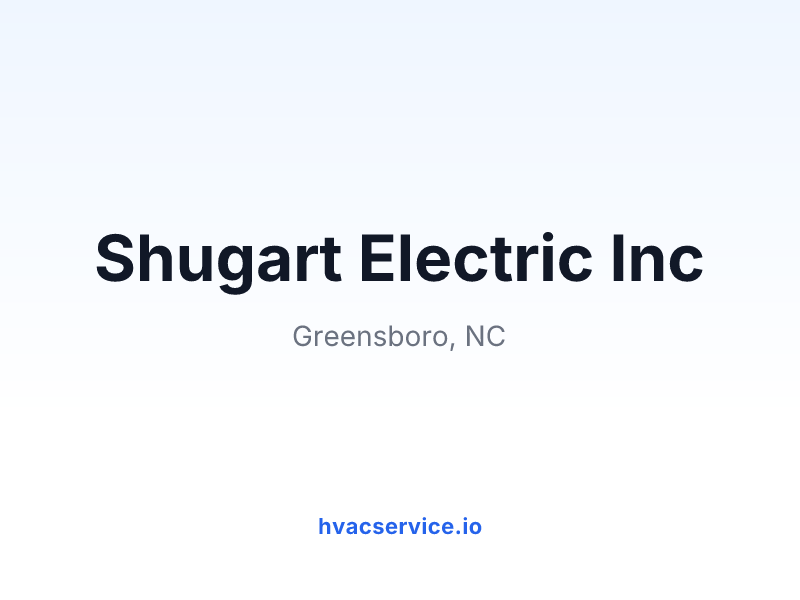 Shugart Electric Inc