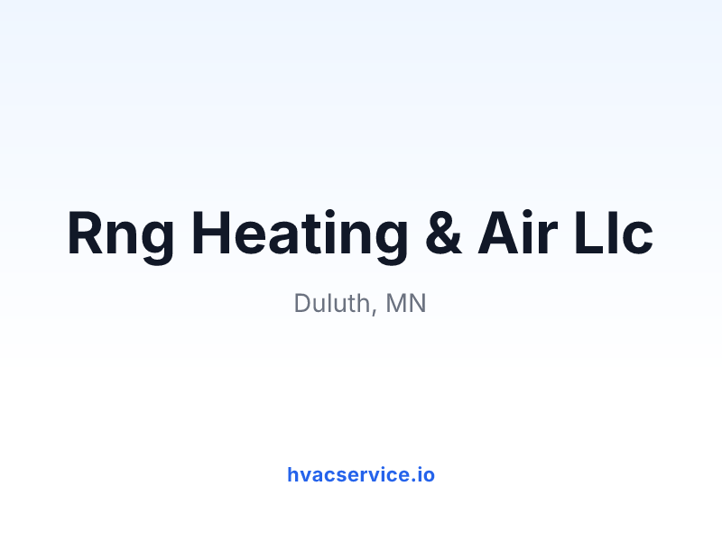 Rng Heating & Air Llc