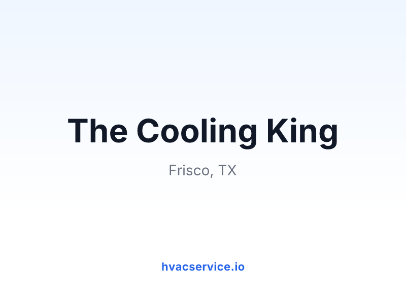 The Cooling King