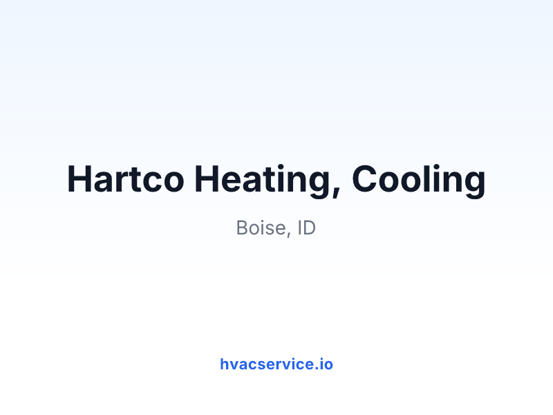 Hartco Heating, Cooling