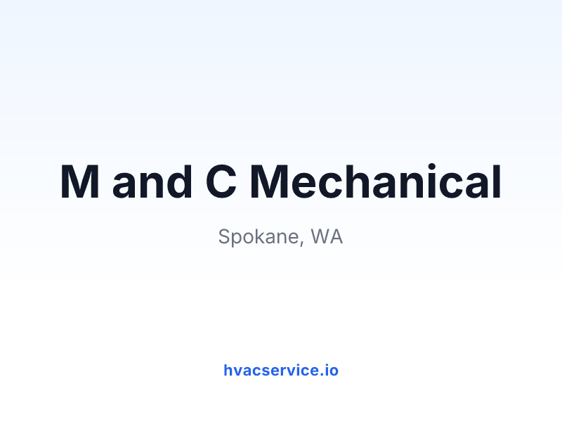 M and C Mechanical