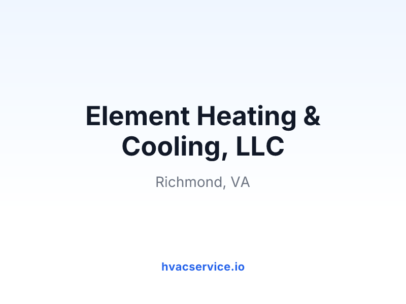 Element Heating & Cooling, LLC