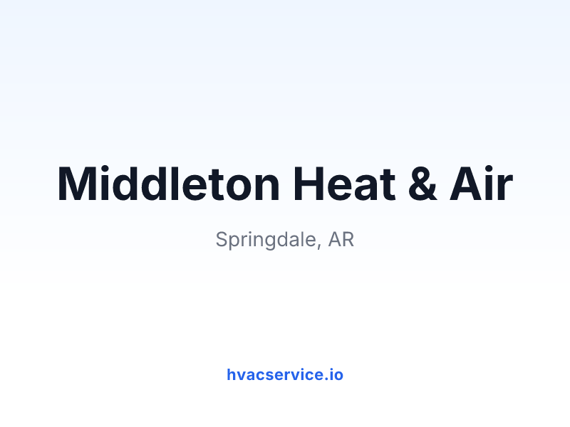 Middleton Heat & Air