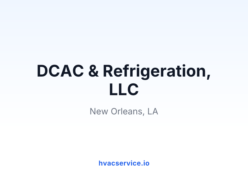 DCAC & Refrigeration, LLC