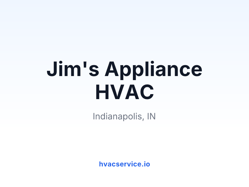 Jim's Appliance HVAC