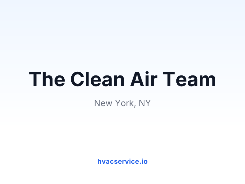 The Clean Air Team