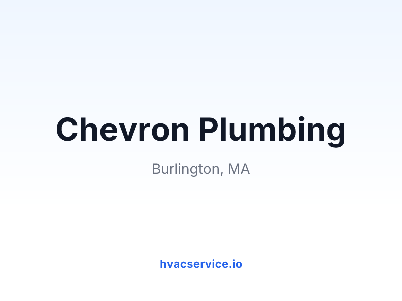 Chevron Plumbing