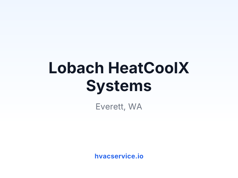 Lobach HeatCoolX Systems