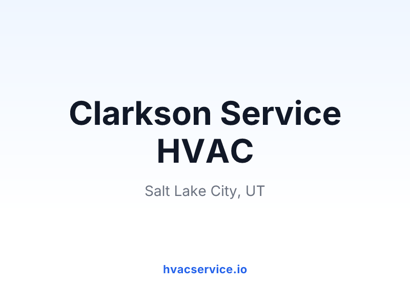 Clarkson Service HVAC