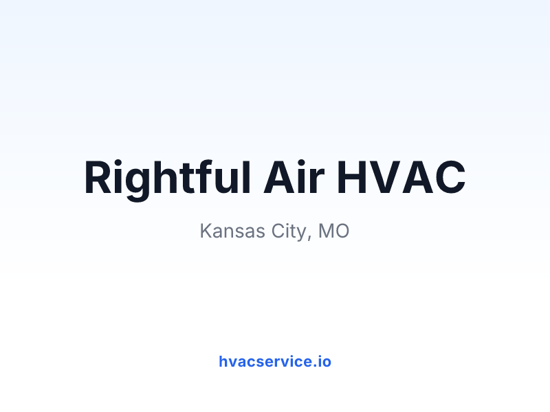 Rightful Air HVAC
