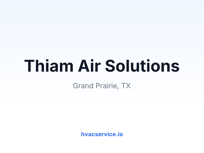 Thiam Air Solutions