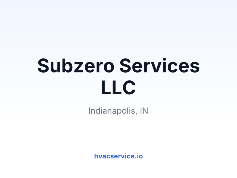 Subzero Services LLC