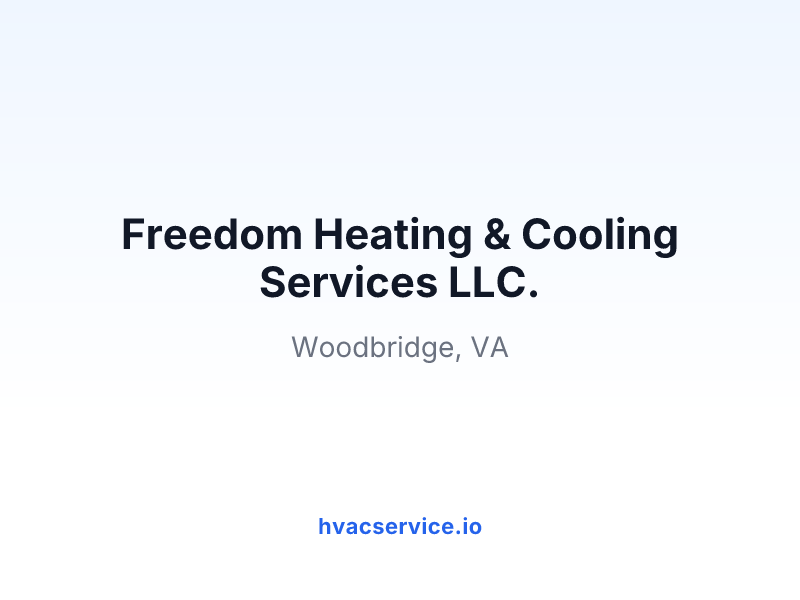 Freedom Heating & Cooling Services LLC.