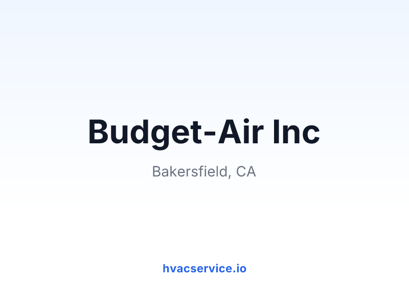 Budget-Air Inc