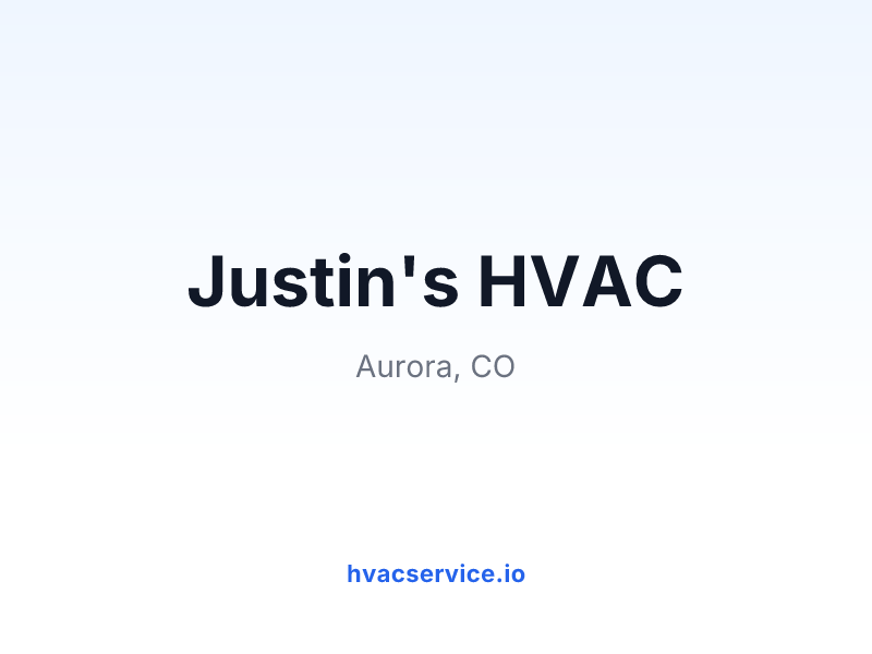 Justin's HVAC