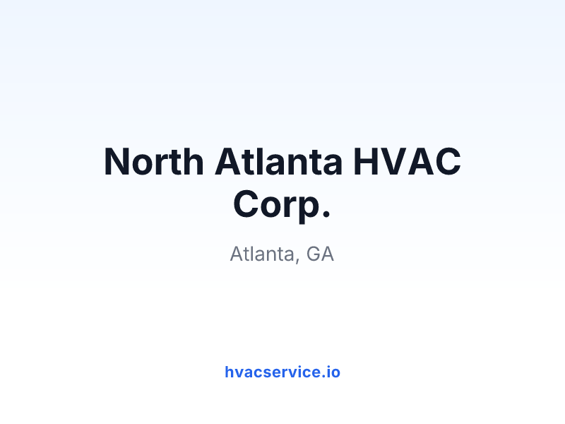 North Atlanta HVAC Corp.