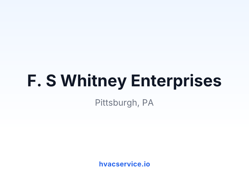 F. S Whitney Enterprises