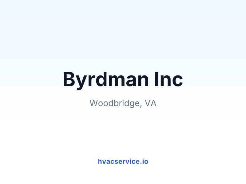 Byrdman Inc