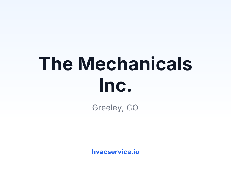 The Mechanicals Inc.