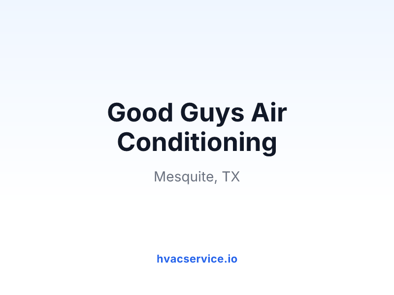 Good Guys Air Conditioning