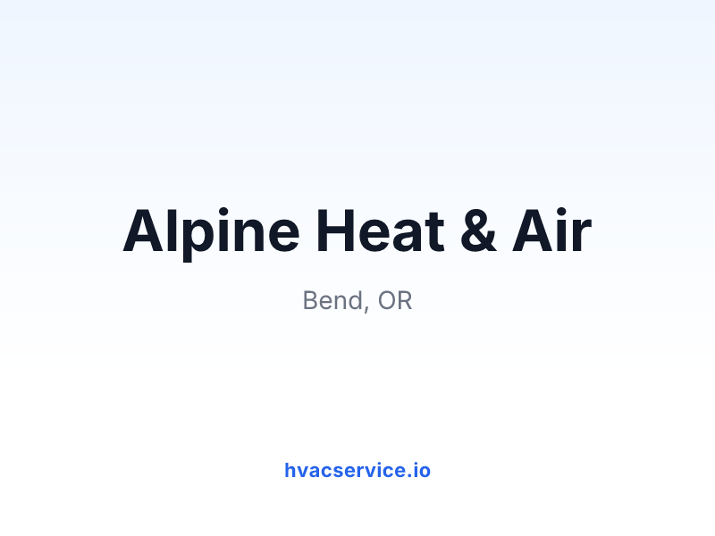 Alpine Heat & Air