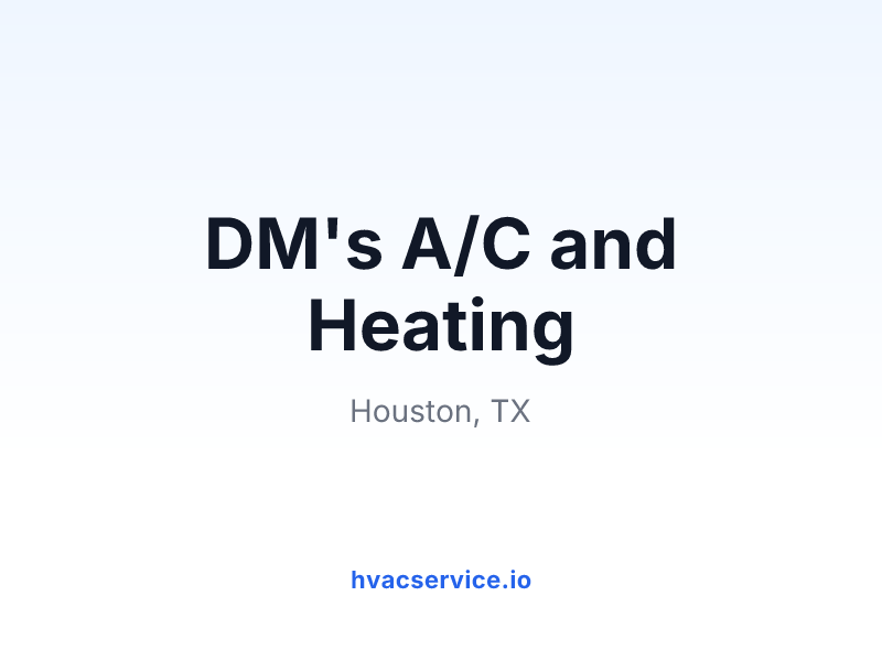 DM's A/C and Heating