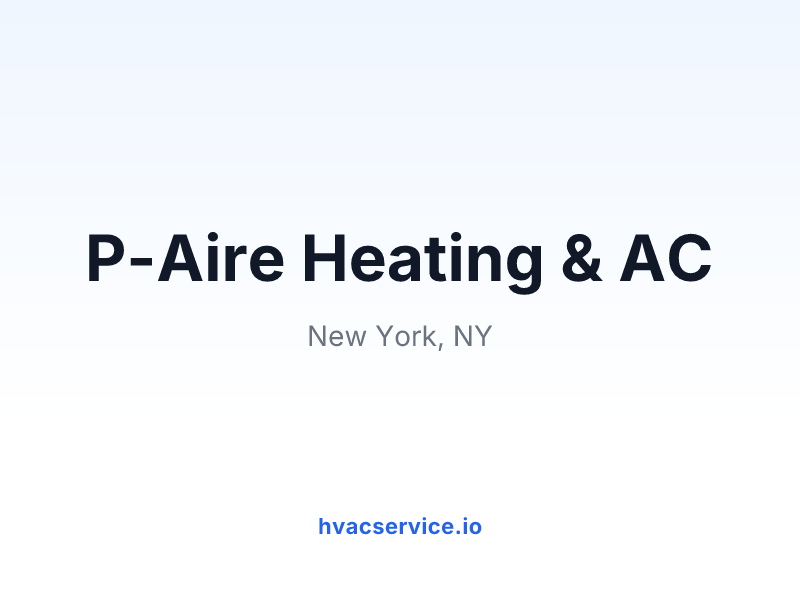 P-Aire Heating & AC