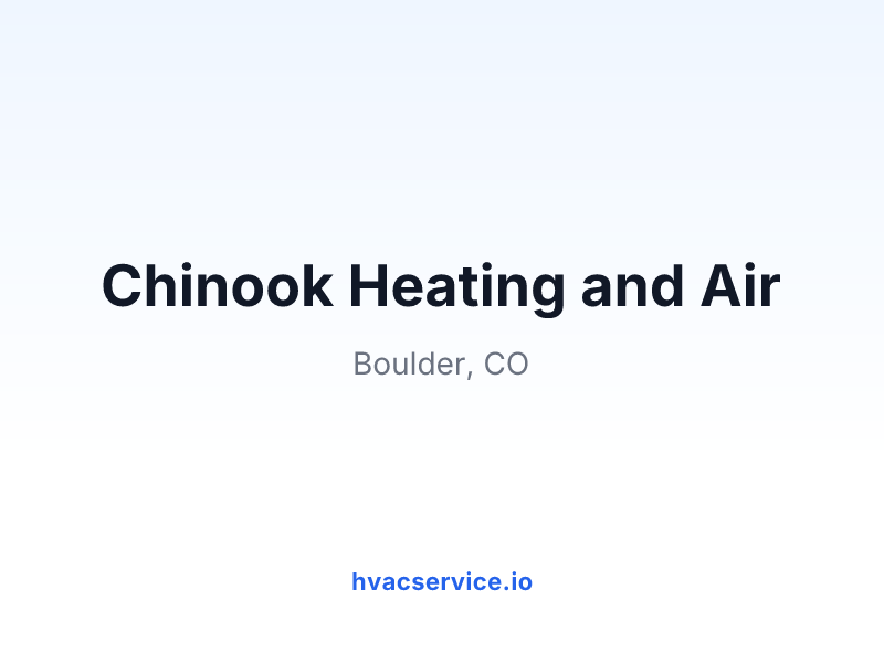 Chinook Heating and Air