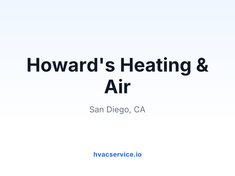 Howard's Heating & Air