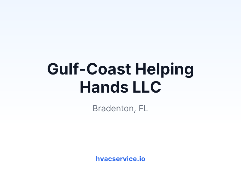 Gulf-Coast Helping Hands LLC