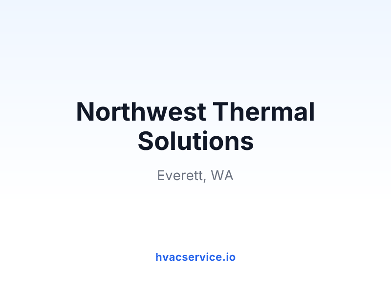 Northwest Thermal Solutions