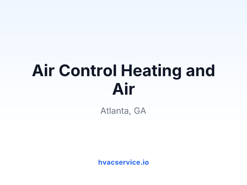 Air Control Heating and Air