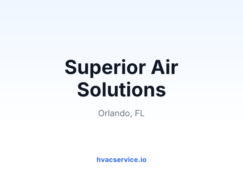 Superior Air Solutions