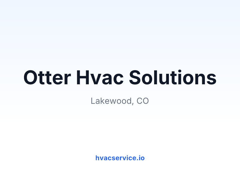 Otter Hvac Solutions