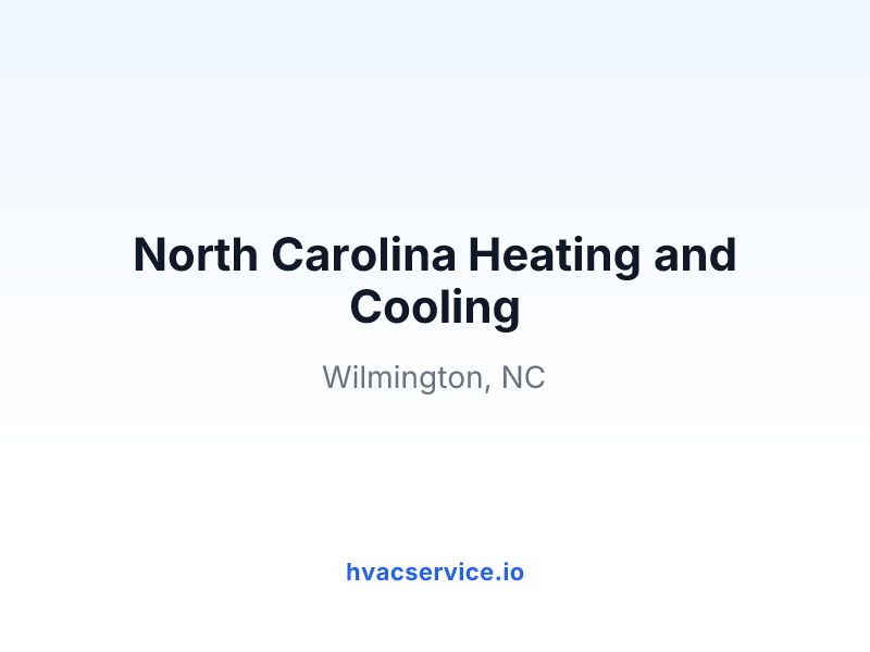 North Carolina Heating and Cooling