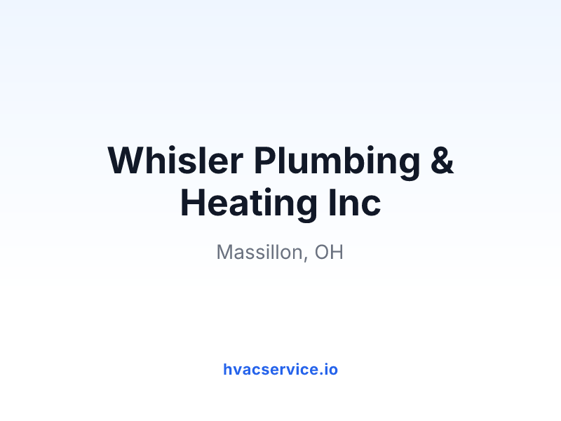 Whisler Plumbing & Heating Inc