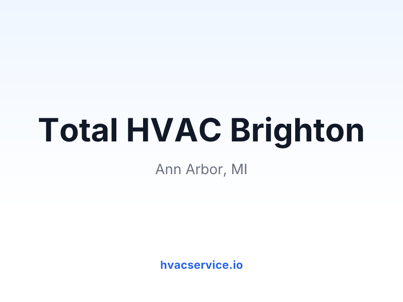 Total HVAC Brighton