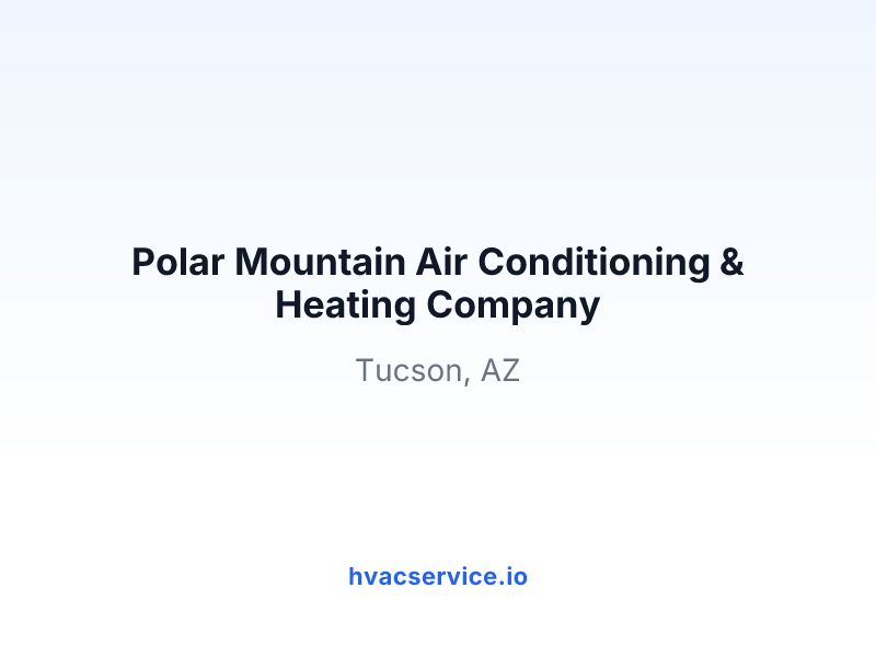 Polar Mountain Air Conditioning & Heating Company