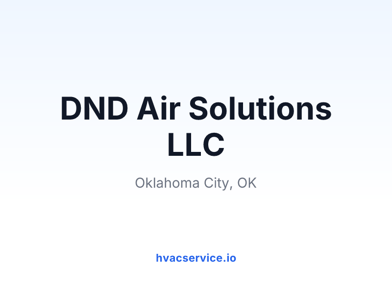 DND Air Solutions LLC