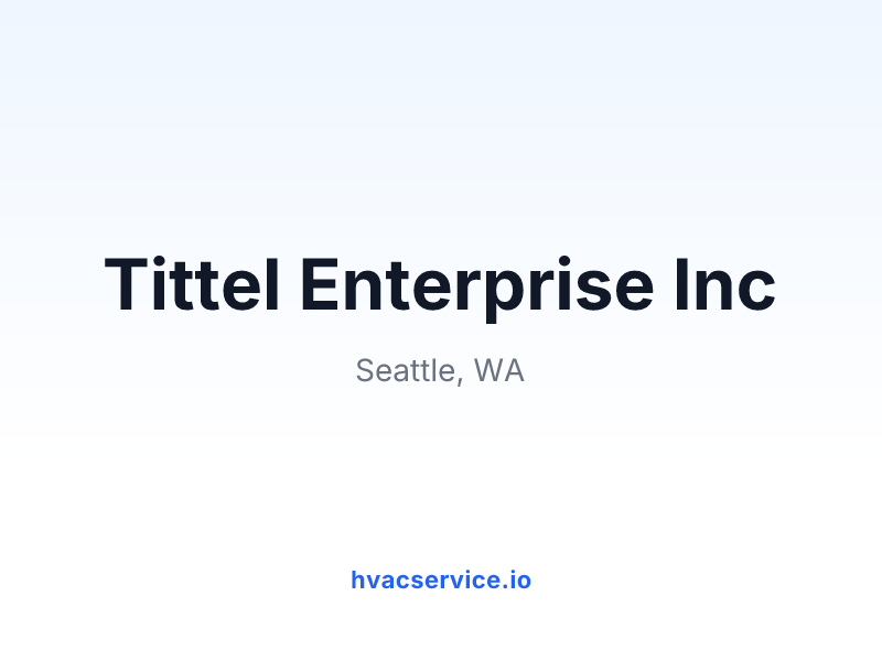 Tittel Enterprise Inc
