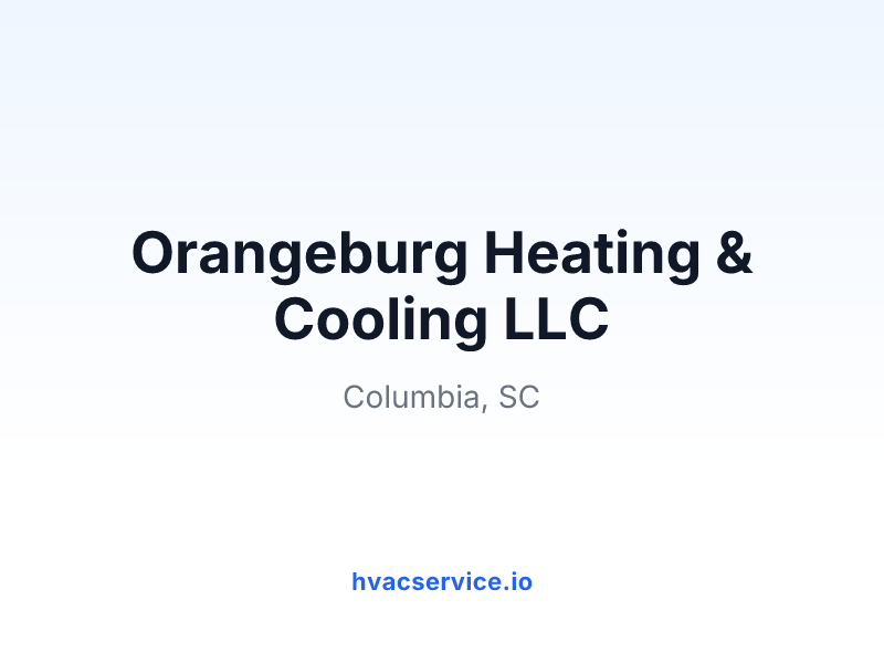 Orangeburg Heating & Cooling LLC