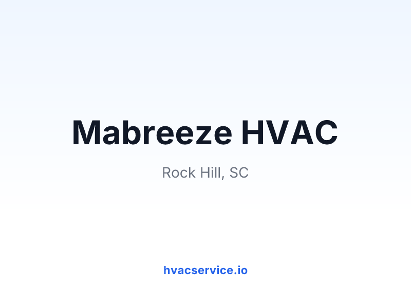 Mabreeze HVAC