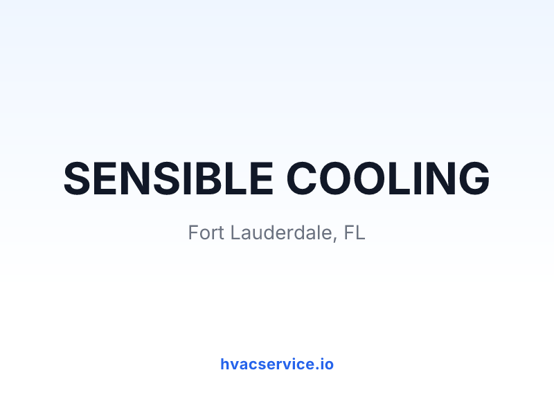 SENSIBLE COOLING