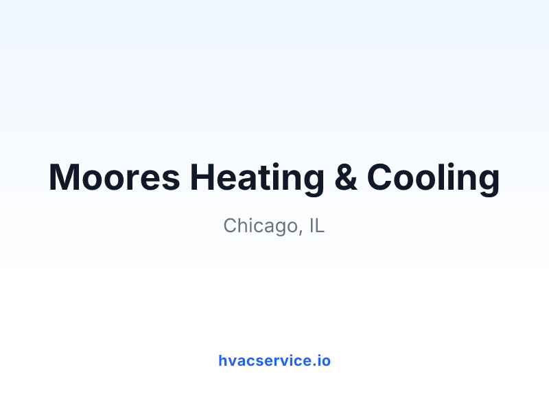 Moores Heating & Cooling