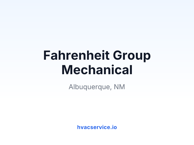 Fahrenheit Group Mechanical