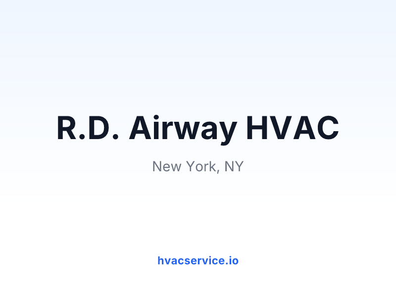 R.D. Airway HVAC