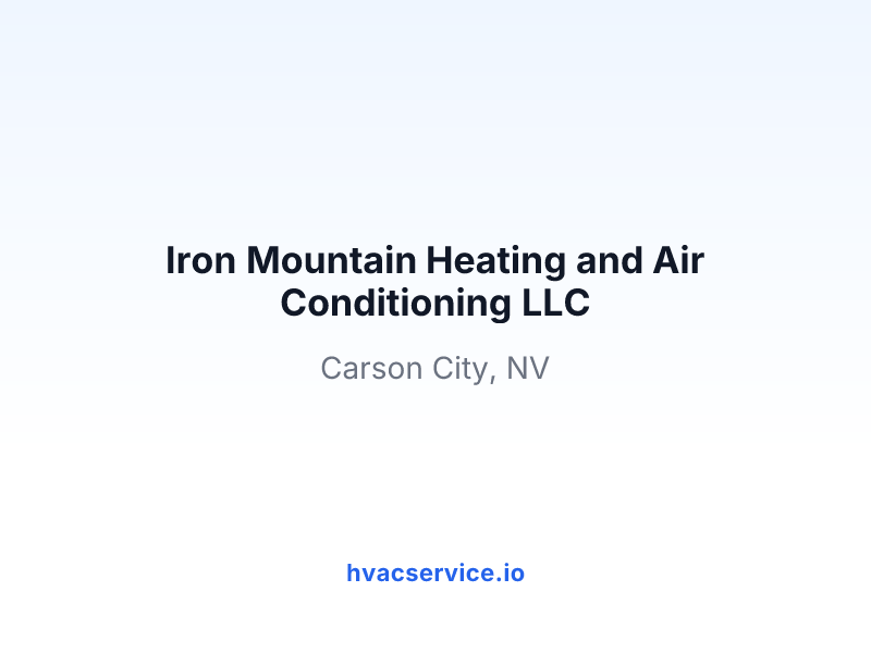 Iron Mountain Heating and Air Conditioning LLC